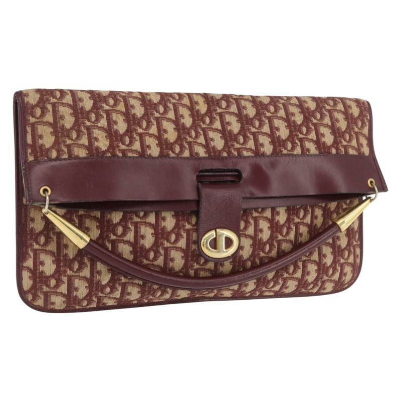 【日本直送】Christian Dior Trotter帆布手提包 紅色金色 正品 BSZ309A-0