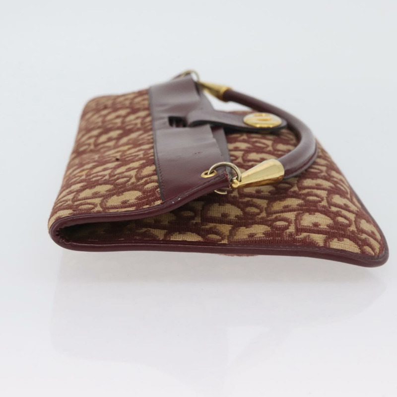 【日本直送】Christian Dior Trotter帆布手提包 紅色金色 正品 BSZ309A-3