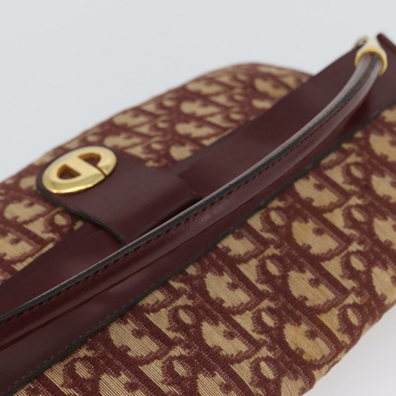 【日本直送】Christian Dior Trotter帆布手提包 紅色金色 正品 BSZ309A-6