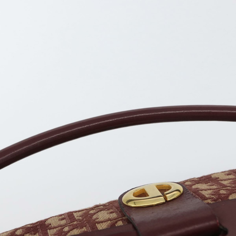 【日本直送】Christian Dior Trotter帆布手提包 紅色金色 正品 BSZ309A-13