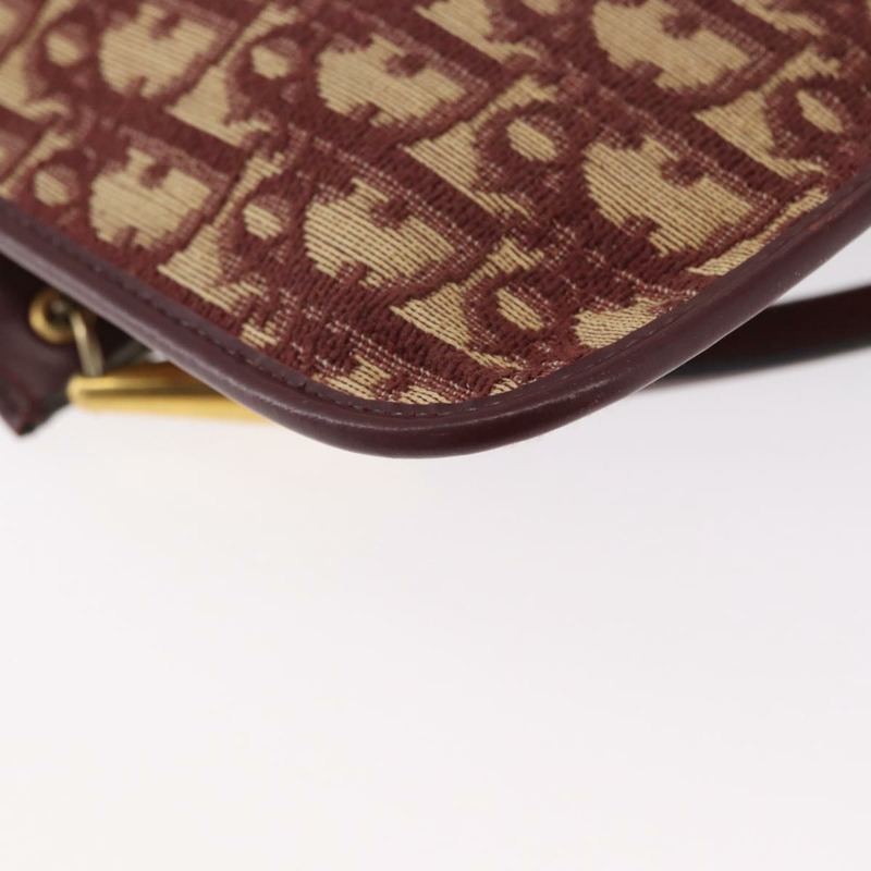 【日本直送】Christian Dior Trotter帆布手提包 紅色金色 正品 BSZ309A-15