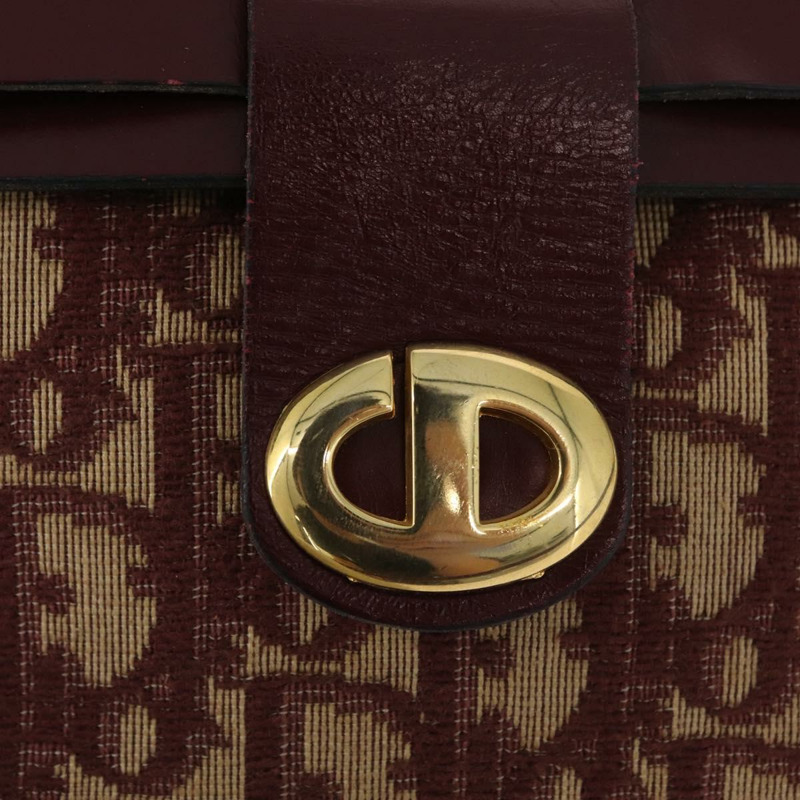 【日本直送】Christian Dior Trotter帆布手提包 紅色金色 正品 BSZ309A-17