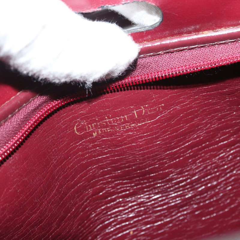 【日本直送】Christian Dior Trotter帆布手提包 紅色金色 正品 BSZ309A-19