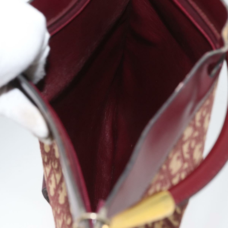 【日本直送】Christian Dior Trotter帆布手提包 紅色金色 正品 BSZ309A-21