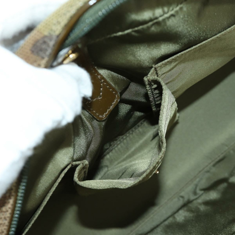 【日本直送】Christian Dior 迷彩手提包 麂皮 卡其色 金色 正品 ARZ664SAV-24