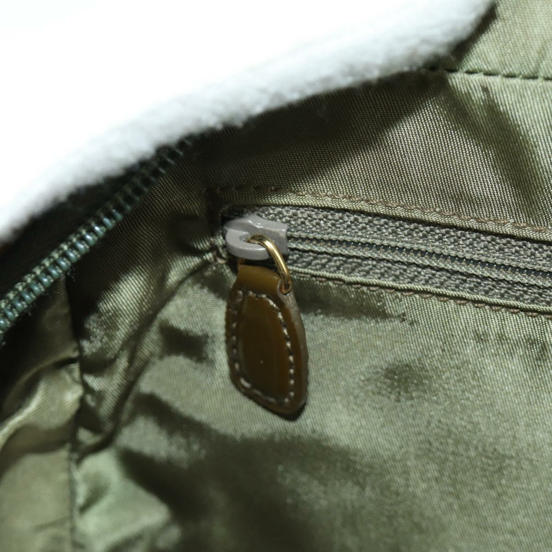 【日本直送】Christian Dior 迷彩手提包 麂皮 卡其色 金色 正品 ARZ664SAV-25