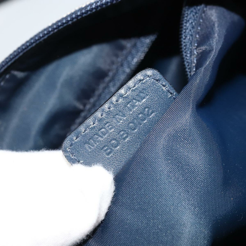 【日本直送】Christian Dior Trotter帆布肩背包 海軍藍 銀色 正品 ARZ696A-10