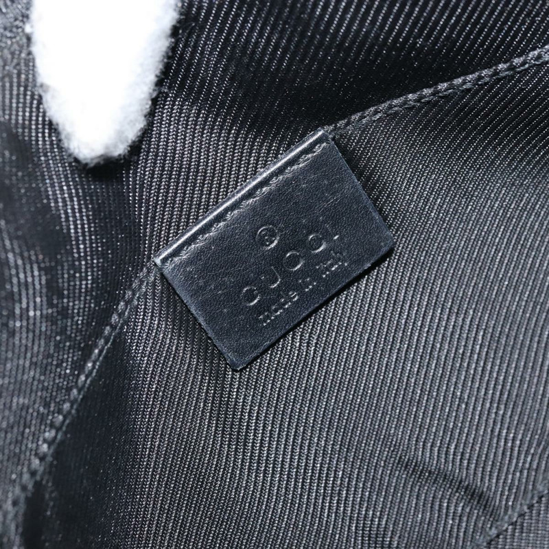 【日本直送】GUCCI GG帆布肩背包 黑色 銀色 32160 正品 ARZ593A-18