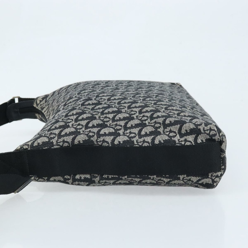 【日本直送】Christian Dior Trotter帆布肩背包 灰色 銀色 正品 BSZ553A-3