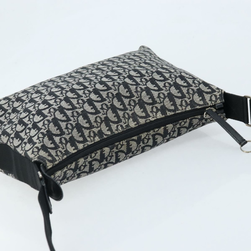 【日本直送】Christian Dior Trotter帆布肩背包 灰色 銀色 正品 BSZ553A-5