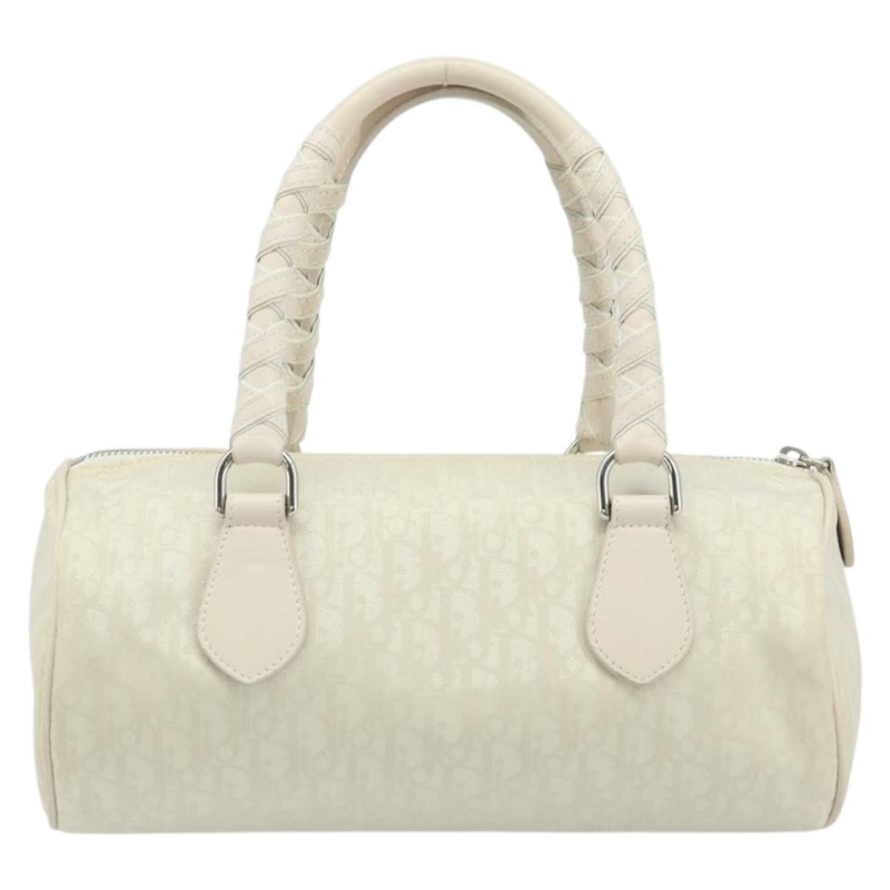 【日本直送】Christian Dior Trotter帆布手提包 白色 正品 ka3059V-1