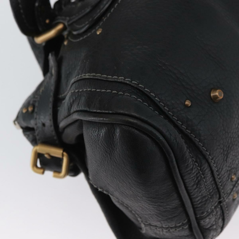 【日本直送】Chloe Paddington 手提包，黑色金色銀色真皮款，正品 am11055SAV-16