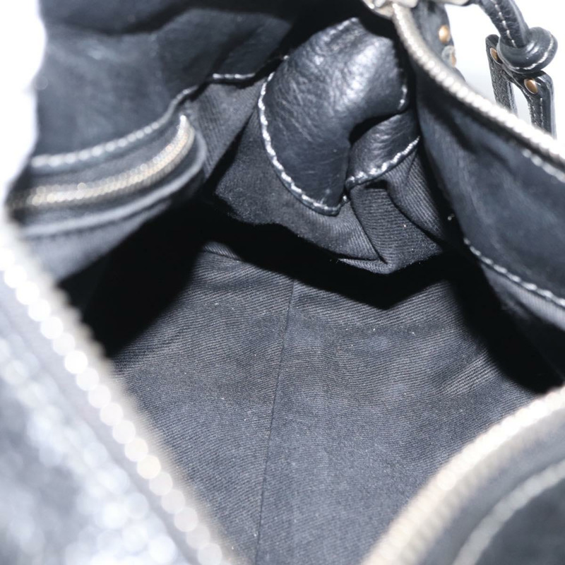 【日本直送】Chloe Paddington 手提包，黑色金色銀色真皮款，正品 am11055SAV-19