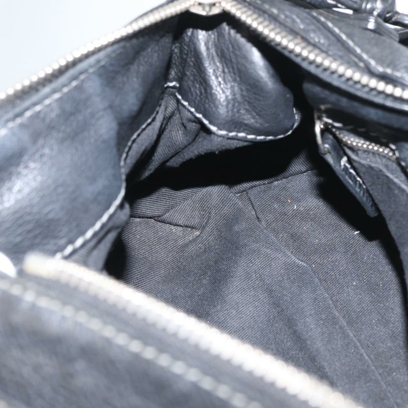 【日本直送】Chloe Paddington 手提包，黑色金色銀色真皮款，正品 am11055SAV-20