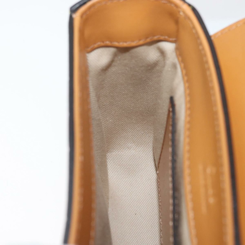 【日本直送】Chloe C 手提包 壓花皮革 兩用 棕色 黃色 正品 am11063V-23