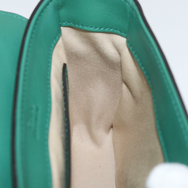 【日本直送】Chloe C 手提包 壓花皮革 2way 綠金色 Auth am11062V-22