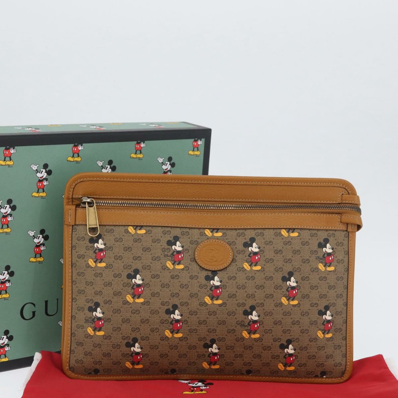 【日本直送】GUCCI Disney 聯名款 Micro GG Supreme PVC 手提包 602552 2067 正品 AMZ307M-11