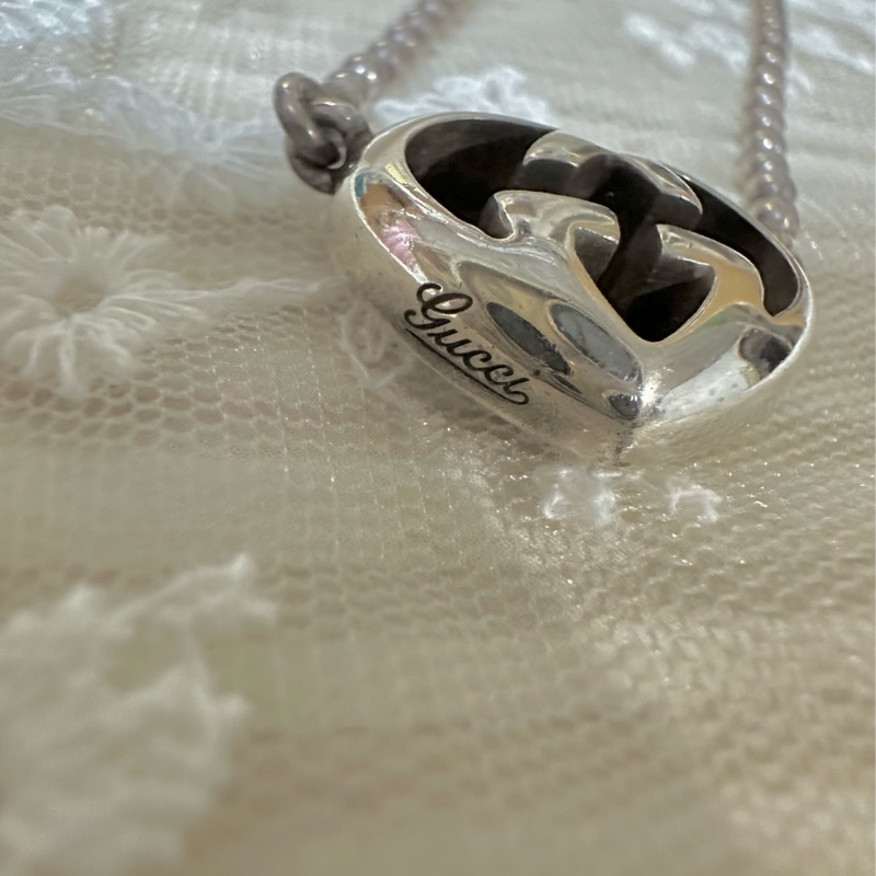 GUCCI純銀愛心項鍊 極美🩶-2