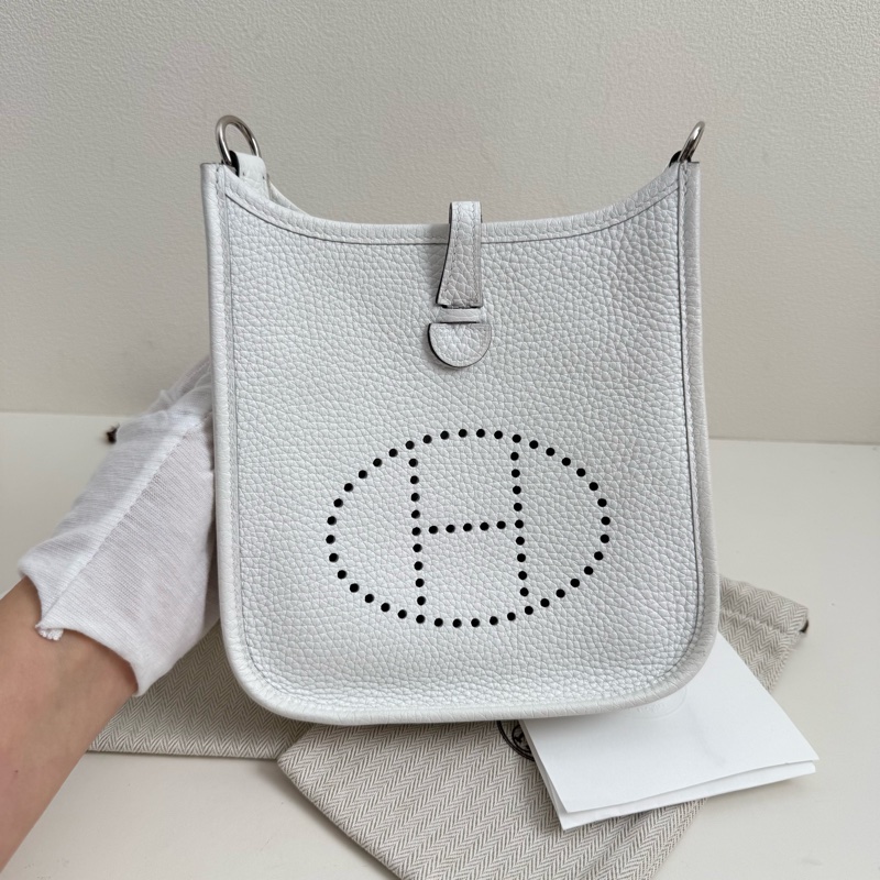 Hermes 愛馬仕伊芙琳 新白色 new white mini-2