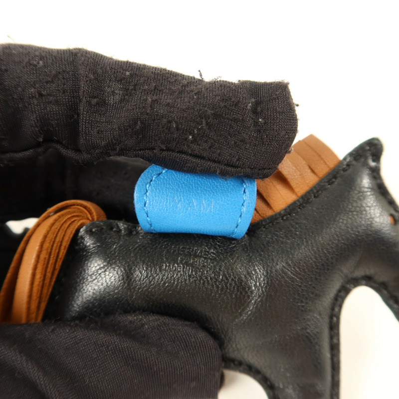 HERMES Milo皮革Rodeo PM掛飾-5