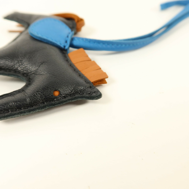 HERMES Milo皮革Rodeo PM掛飾-8