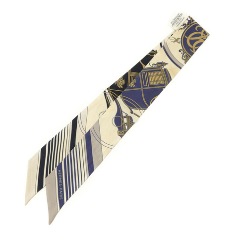 HERMES 絲質Twilly絲巾