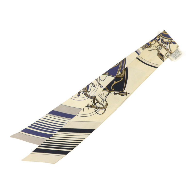 HERMES 絲質Twilly絲巾-1