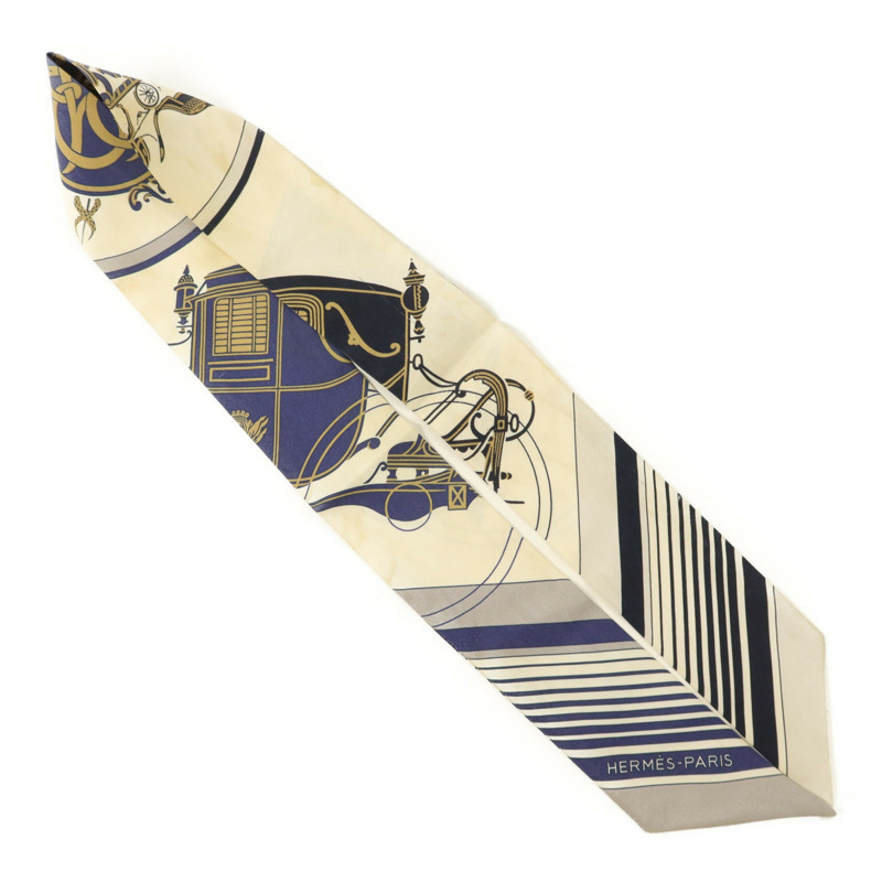 HERMES 絲質Twilly絲巾-3