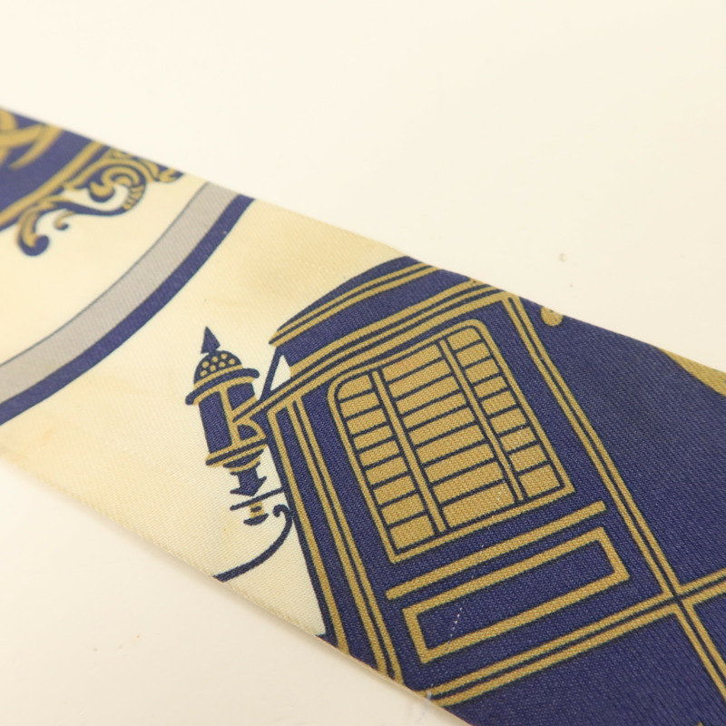 HERMES 絲質Twilly絲巾-10