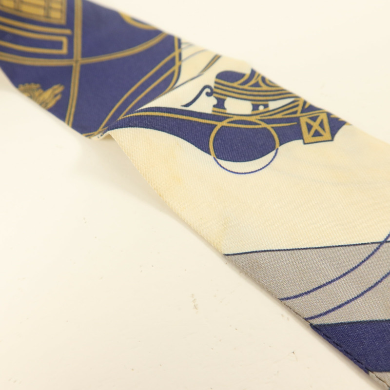 HERMES 絲質Twilly絲巾-11