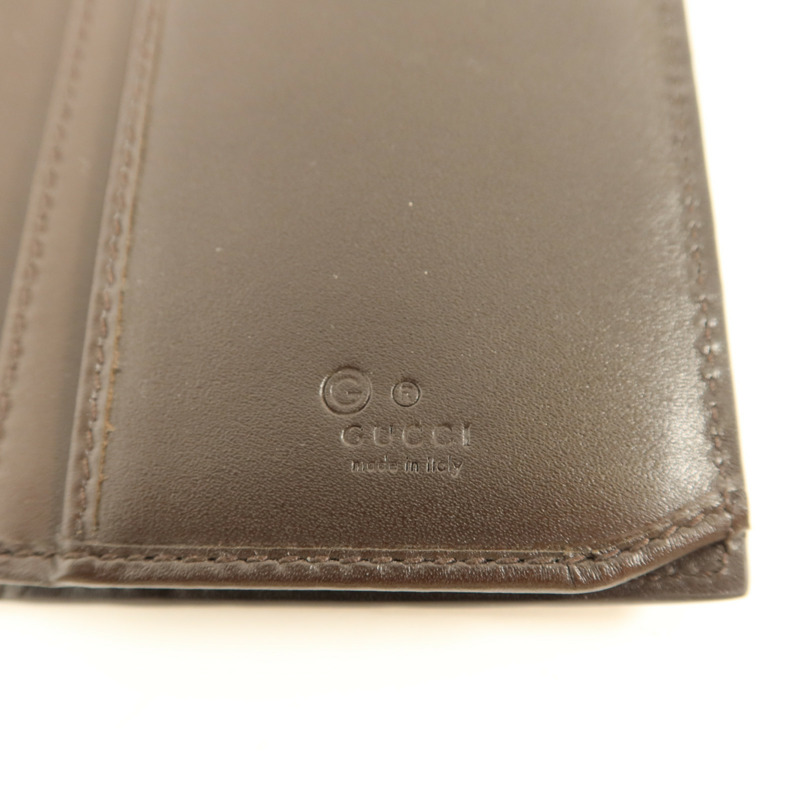 GUCCI 牛皮皮革Long Bifold Wallet長錢包-6