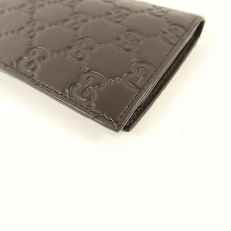 GUCCI 牛皮皮革Long Bifold Wallet長錢包-10