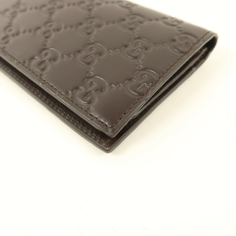 GUCCI 牛皮皮革Long Bifold Wallet長錢包-11