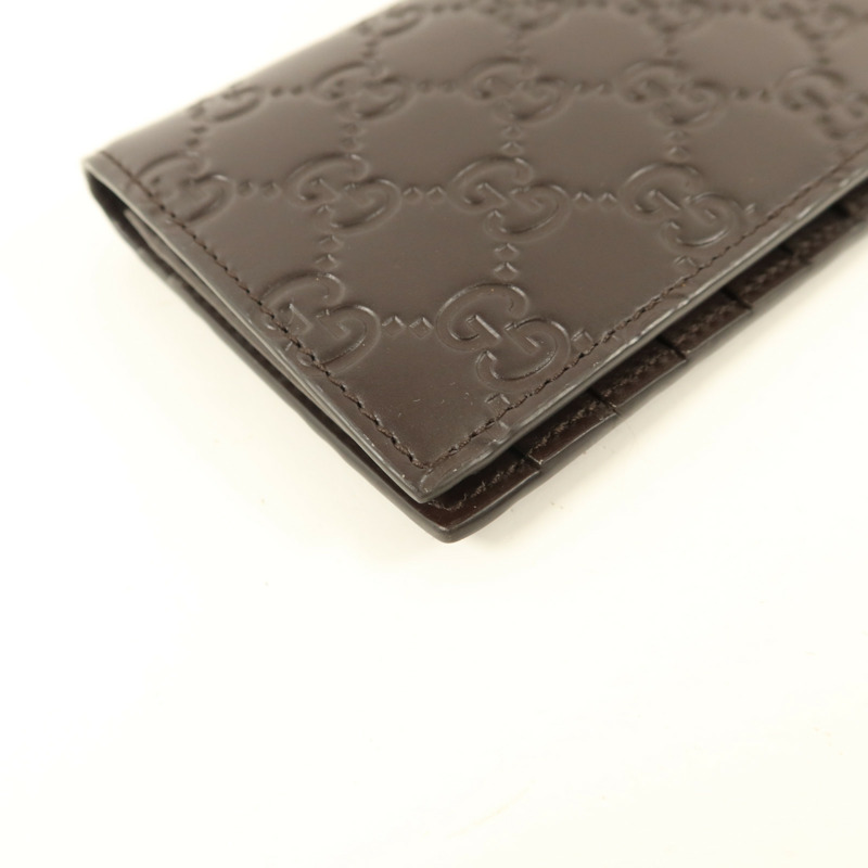 GUCCI 牛皮皮革Long Bifold Wallet長錢包-12