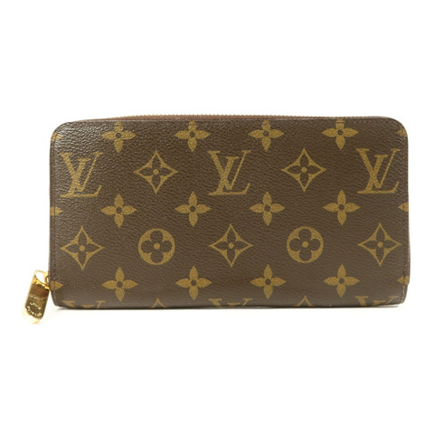 LOUIS VUITTON Monogram Long Round Wallet金扣長錢包