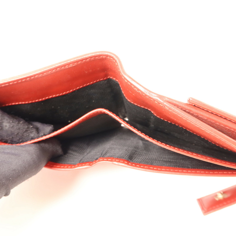 GUCCI 帆布Bifold Wallet金扣錢包-6