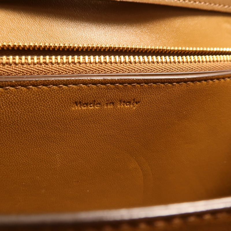 CELINE 牛皮皮革Classic Box Medium金扣肩背袋-8