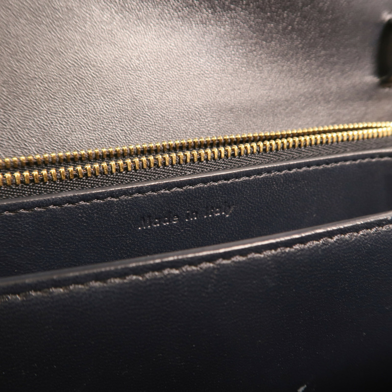 CELINE 牛皮皮革Classic Box Medium金扣肩背袋-15