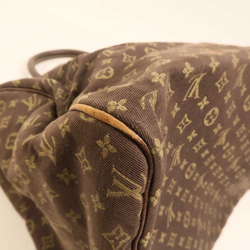 LOUIS VUITTON Monogram Mini Lin Speedy 30金扣手挽袋-13