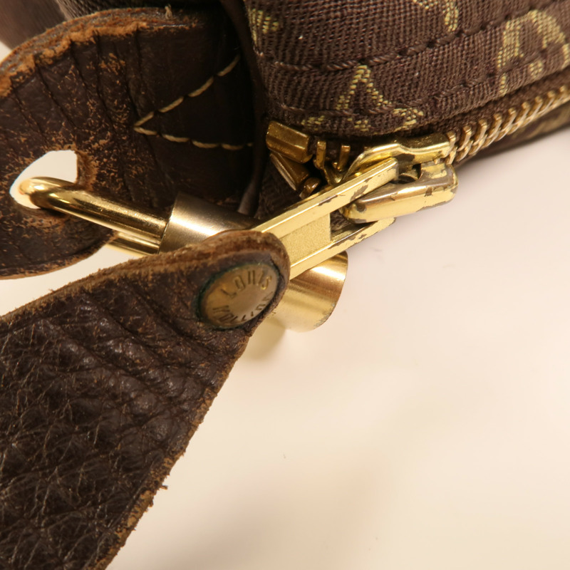LOUIS VUITTON Monogram Mini Lin Speedy 30金扣手挽袋-15
