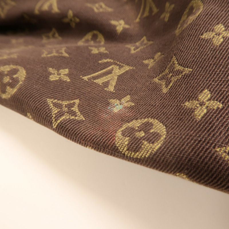 LOUIS VUITTON Monogram Mini Lin Speedy 30金扣手挽袋-17