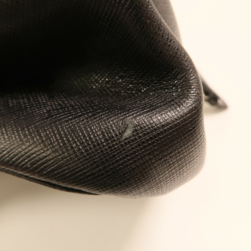 Salvatore Ferragamo 牛皮皮革Gancini銀扣肩背袋-15