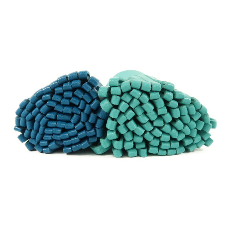 HERMES Milo皮革Carmen Duo銀扣鎖匙扣Bleu Izmir/Lagon-2