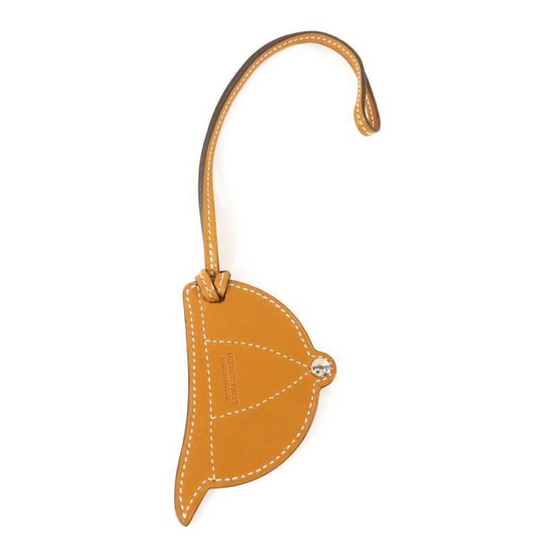 HERMES Swift皮革Paddock Bombe Charm掛飾-1