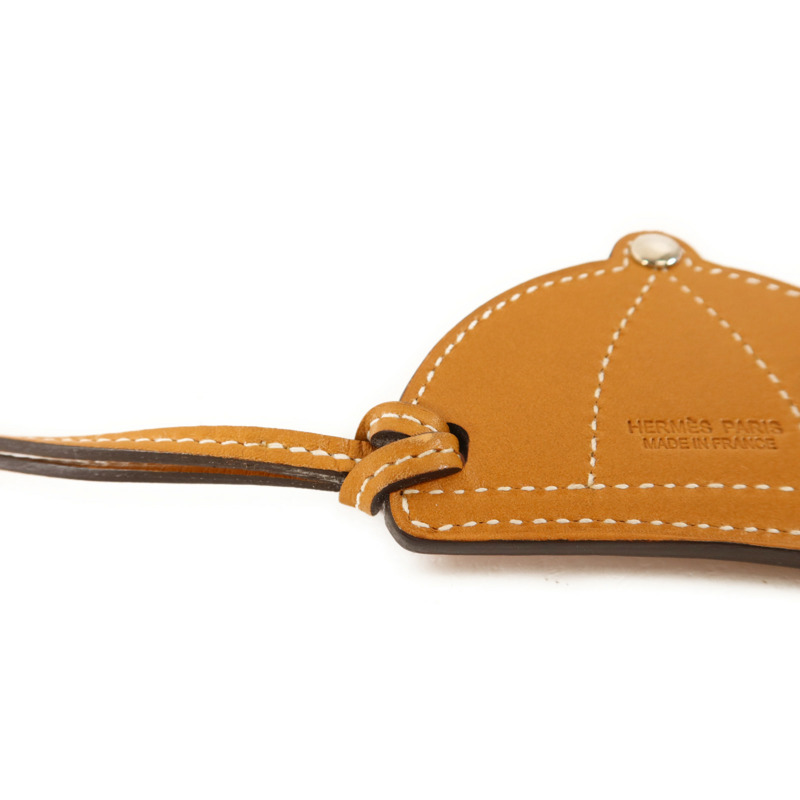 HERMES Swift皮革Paddock Bombe Charm掛飾-3