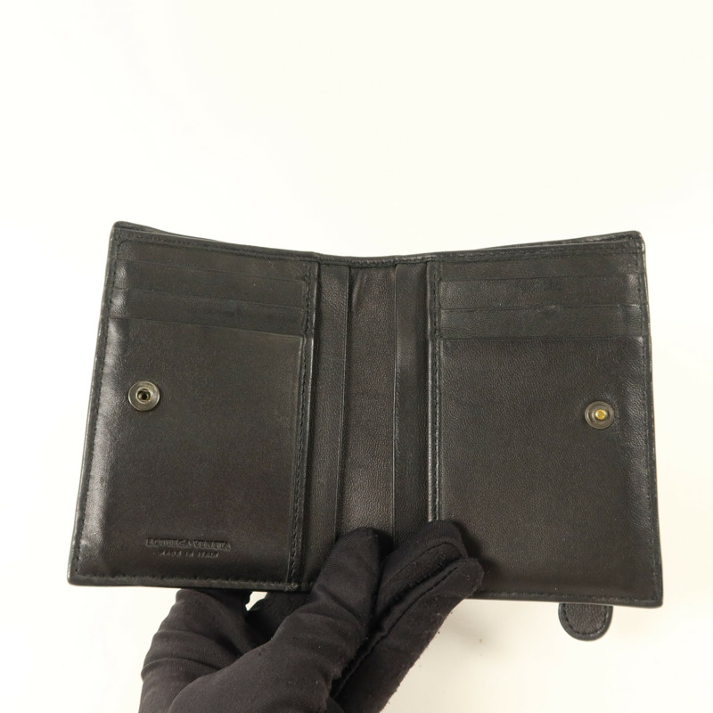 BOTTEGA VENETA 羊皮皮革Bifold Wallet錢包-4
