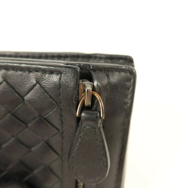 BOTTEGA VENETA 羊皮皮革Bifold Wallet錢包-10