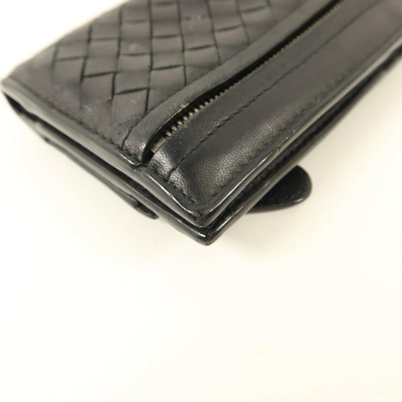 BOTTEGA VENETA 羊皮皮革Bifold Wallet錢包-12