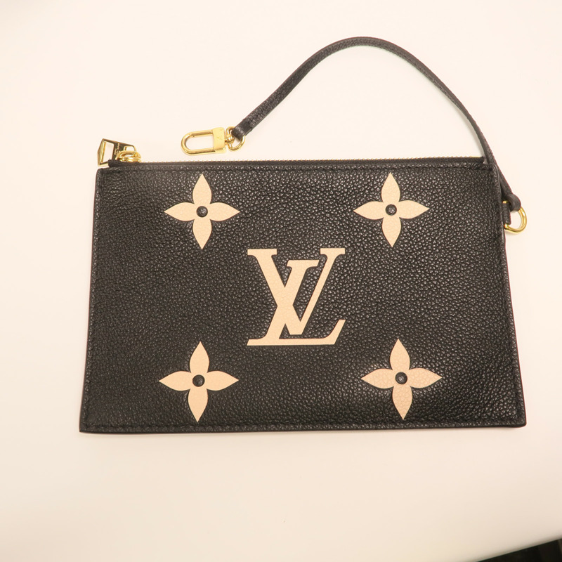 LOUIS VUITTON Monogram Empreinte Bicolor Neo Noe MM金扣手挽肩背兩用袋-10
