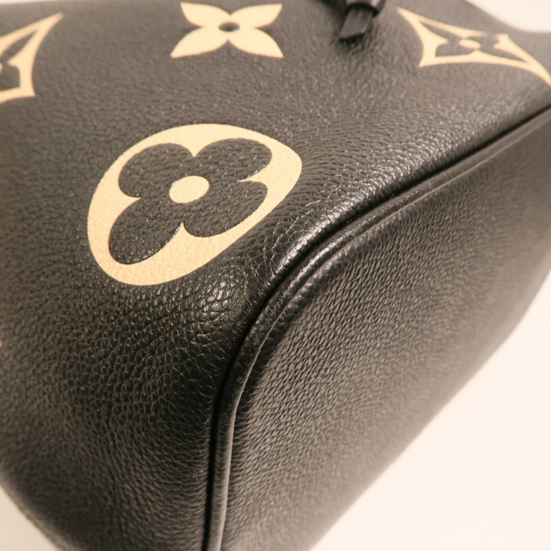 LOUIS VUITTON Monogram Empreinte Bicolor Neo Noe MM金扣手挽肩背兩用袋-13